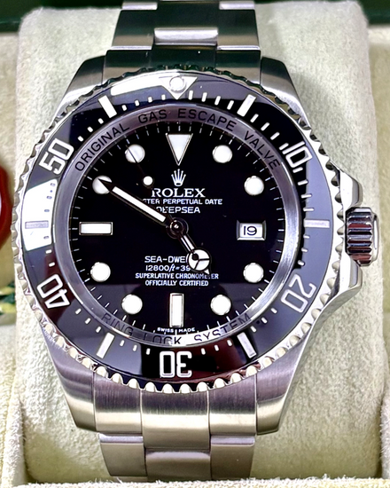 Rolex Sea-Dweller Deepsea 44MM Black Dial Oyster Bracelet (116660)