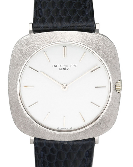 Patek Philippe Vintage 31MM White Dial Aftermarket Leather Strap (3543)