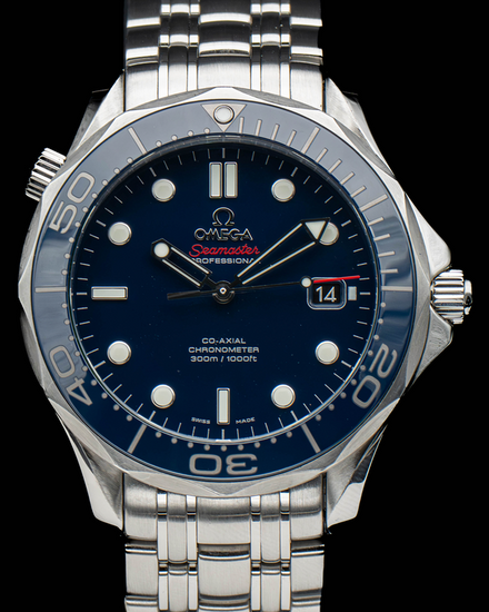2019 Omega Seamaster Diver 300M 41MM Blue Dial Steel Bracelet (212.30.41.20.03.001)