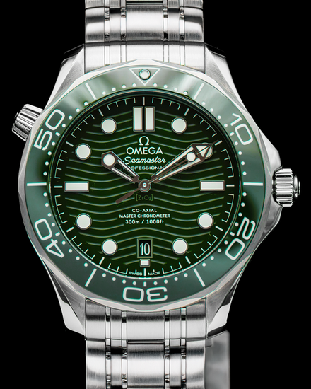 2023 Omega Seamaster Diver 300M "Seaweed" 42MM Green Dial Steel Bracelet (210.30.42.20.10.001)