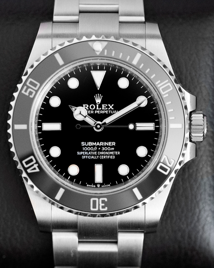 2022 Rolex Submariner No-Date 41MM Black Dial Oyster Bracelet (124060)