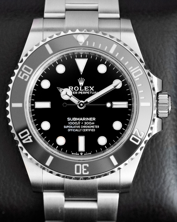 2022 Rolex Submariner No-Date 41MM Black Dial Oyster Bracelet (124060)
