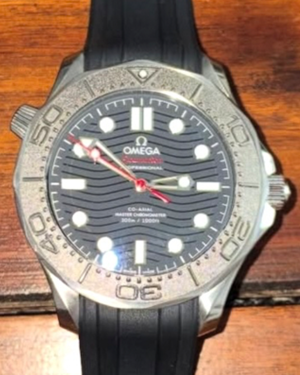 2024 Omega Seamaster Diver 300M "Nekton Edition" 42MM Black Dial Rubber Strap (210.32.42.20.01.002)