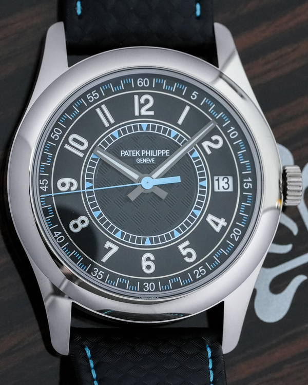 2025 Patek Philippe Calatrava 40MM Black Dial Leather Strap (6007G-011)