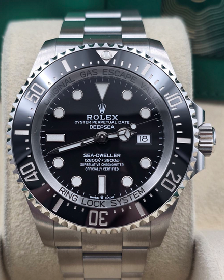 2022 Rolex Sea-Dweller Deepsea 44MM Black Dial Oyster Bracelet (126660)