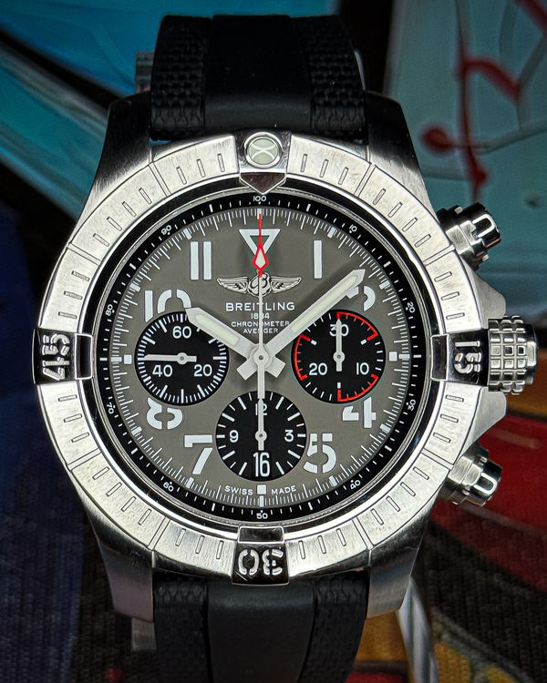 Breitling Avenger B01 Chronograph L.E. 45MM Grey Dial Rubber Strap (AB01821A1B1X2)