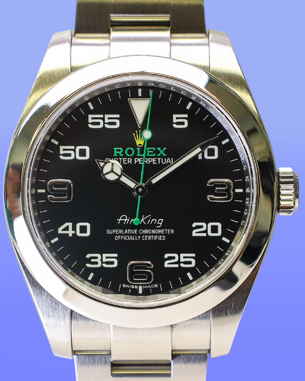 2018 Rolex Air-King 40MM Black Dial Oyster Bracelet (116900)