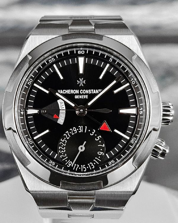 2021 Vacheron Constantin Overseas Dual Time 41MM Black Dial Steel Bracelet (7900V/110A-B546)