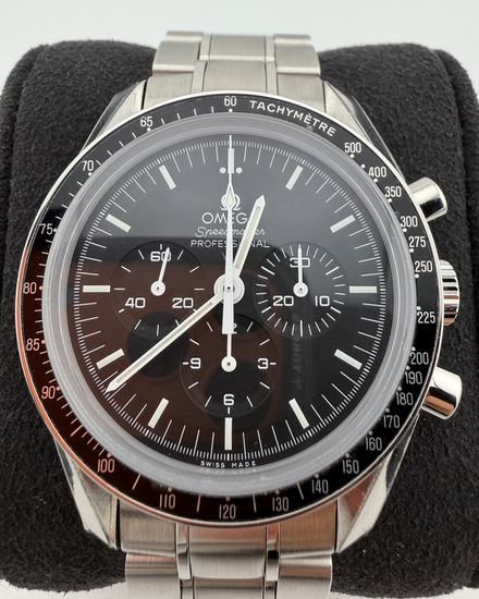 2022 Omega Speedmaster Professional Moonwatch 42MM Black Dial Steel Bracelet (311.30.42.30.01.006)