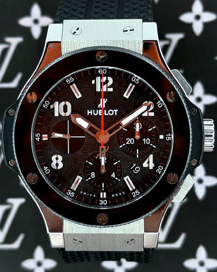 Hublot Big Bang 44MM Carbon Fiber Dial Rubber Strap (301.SB.131.RX)