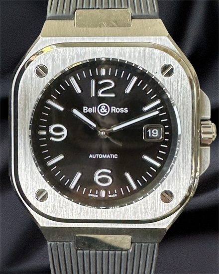 2019 Bell & Ross BR 05 40MM Black Dial Rubber Strap (BR05A-BL-ST/SRB)