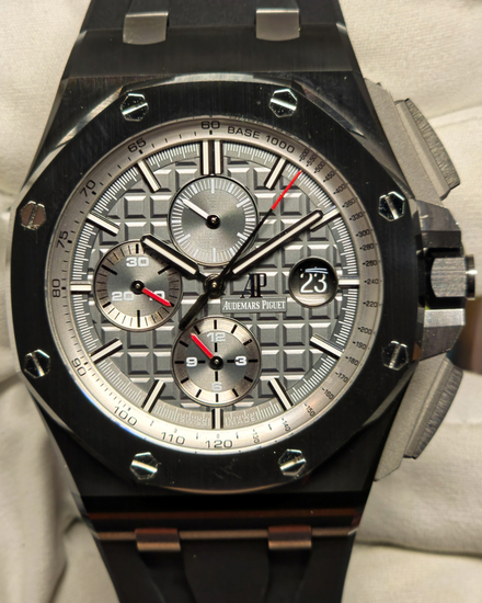 2017 Audemars Piguet Royal Oak Offshore Chronograph 44MM Anthracite Dial Rubber Strap (26405CE.OO.A002CA.01)