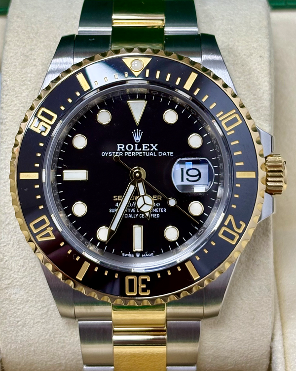2019 Rolex Sea-Dweller 43MM Black Dial Two-Tone Oyster Bracelet (126603)