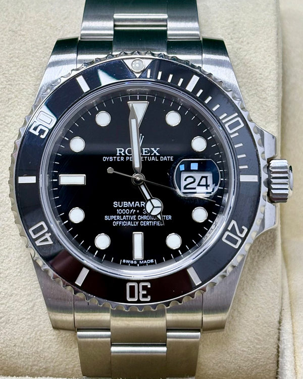 Rolex Submariner Date 40MM Black Dial Oyster Bracelet (116610LN)
