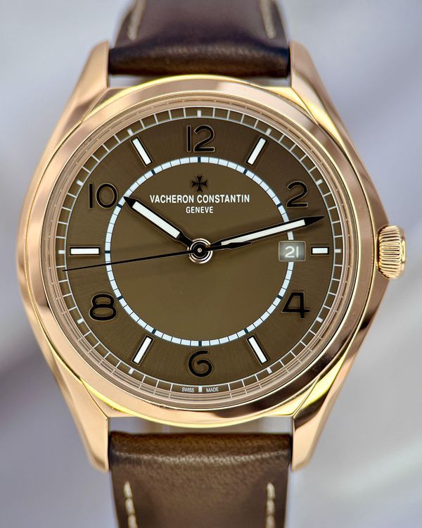 2022 Vacheron Constantin Fiftysix 40MM Brown Dial Leather Strap (4600E/000R-B576)