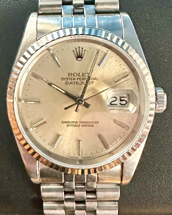Rolex Datejust 36MM Silver Dial Jubilee Bracelet (16234)