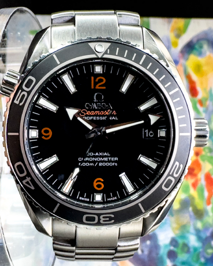 No Reserve - Omega Seamaster Planet Ocean 600M 42MM Black Dial Steel Bracelet (232.30.42.21.01.003)