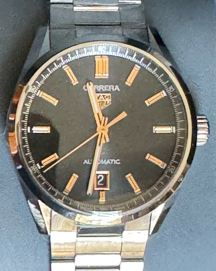 2026 Tag Heuer Carrera 39MM Black Dial Steel Bracelet (WBN2113.BA0639)