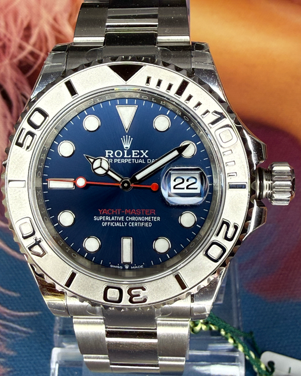 No Reserve - 2026 Rolex Yacht-Master 40MM Blue Dial Oyster Bracelet (126622)