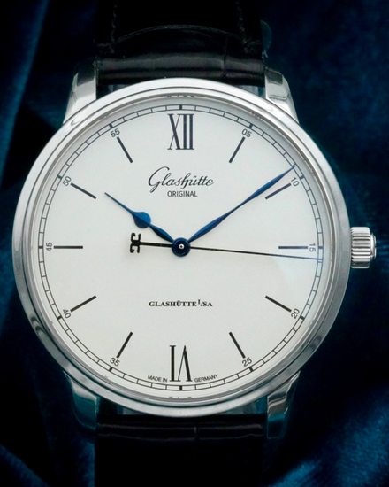 No Reserve - 2020 Glashütte Original Senator Excellence 40MM White Dial Leather Strap (1-36-01-01-02-01)