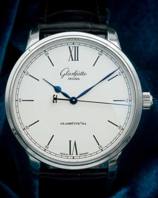 No Reserve - 2020 Glashütte Original Senator Excellence 40MM White Dial Leather Strap (1-36-01-01-02-01)