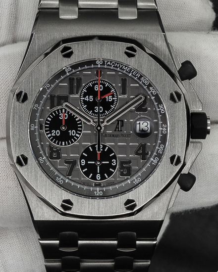 2016 Audemars Piguet Royal Oak Offshore 42MM Grey Dial Titanium Bracelet (26170TI.OO.1000TI.01)
