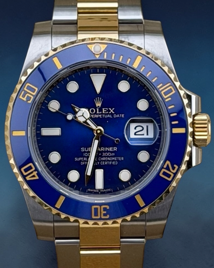 2018 Rolex Submariner Date "Bluesy" 40MM Blue Dial Two-Tone Oyster Bracelet (116613LB)