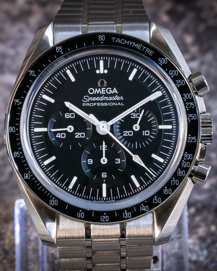 2025 Omega Speedmaster Professional Moonwatch 42MM Black Dial Steel Bracelet (310.30.42.50.01.002)