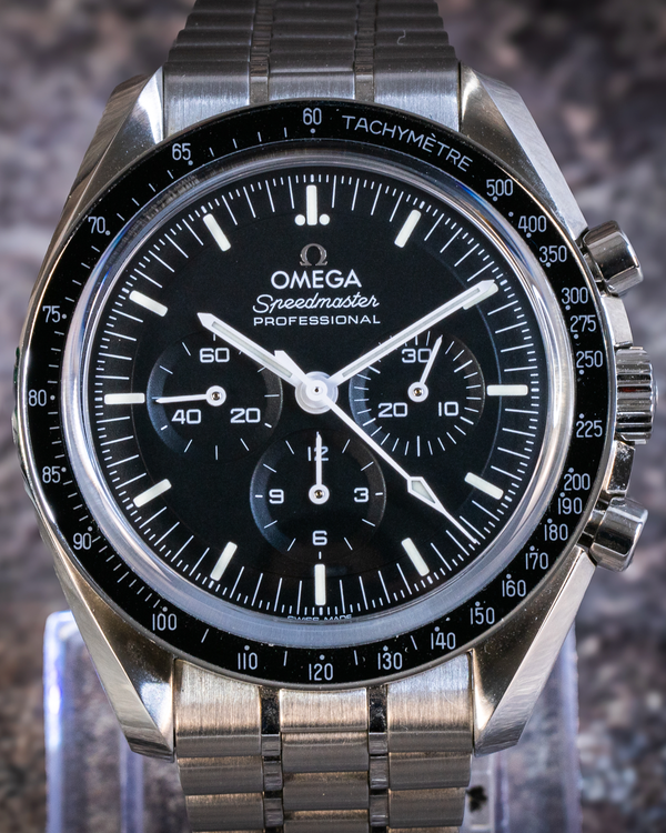 2025 Omega Speedmaster Professional Moonwatch 42MM Black Dial Steel Bracelet (310.30.42.50.01.002)