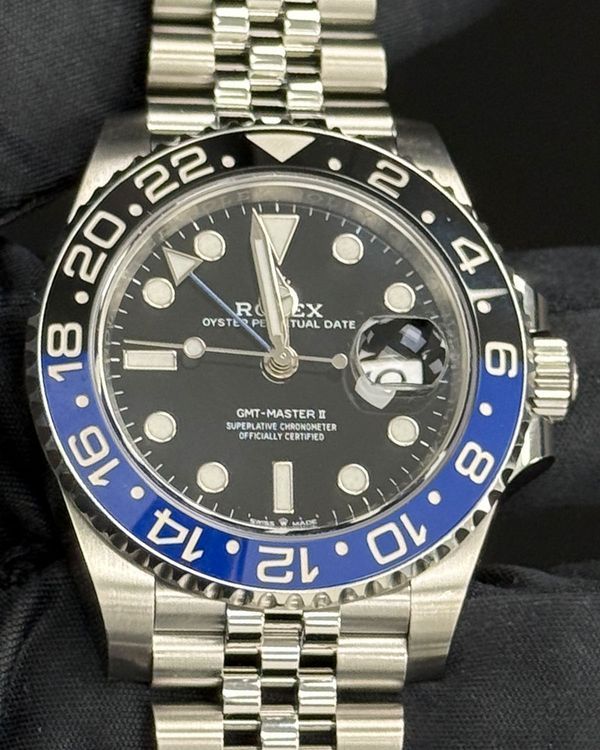 2021 Rolex GMT-Master II "Batgirl" 40MM Black Dial Jubilee Bracelet (126710BLNR)