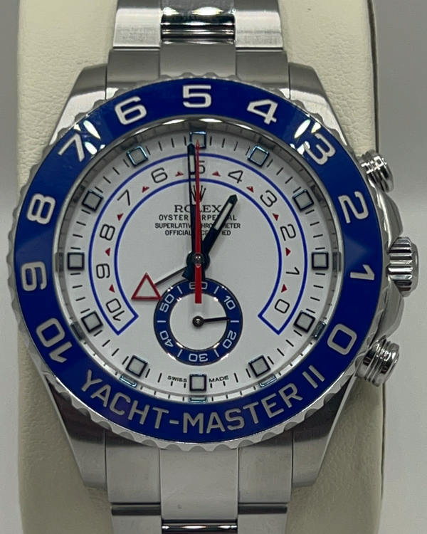 2013 Rolex Yacht-Master II 44MM White Dial Oyster Bracelet (116680)