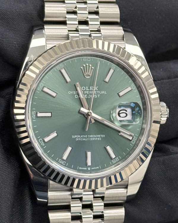 2024 Rolex Datejust 41MM Green Dial Jubilee Bracelet (126334)