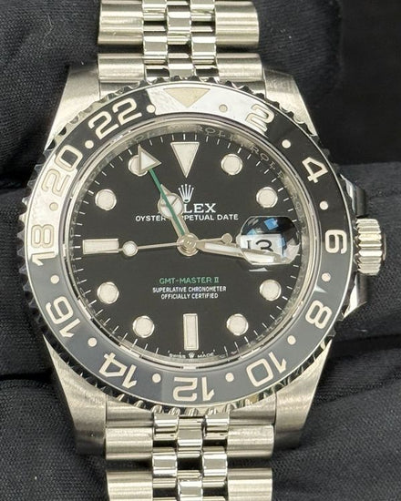 2025 Rolex GMT-Master II "Bruce Wayne" 40MM Black Dial Jubilee Bracelet (126710GRNR)