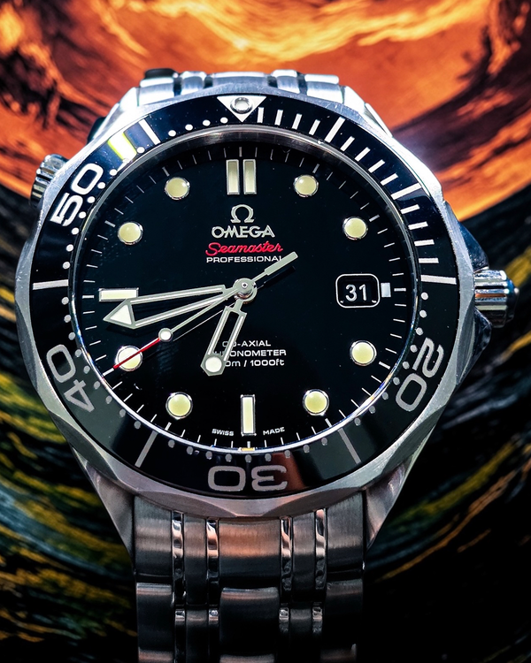 No Reserve - Omega Seamaster Diver 300M 41MM Black Dial Steel Bracelet (212.30.41.20.01.003)