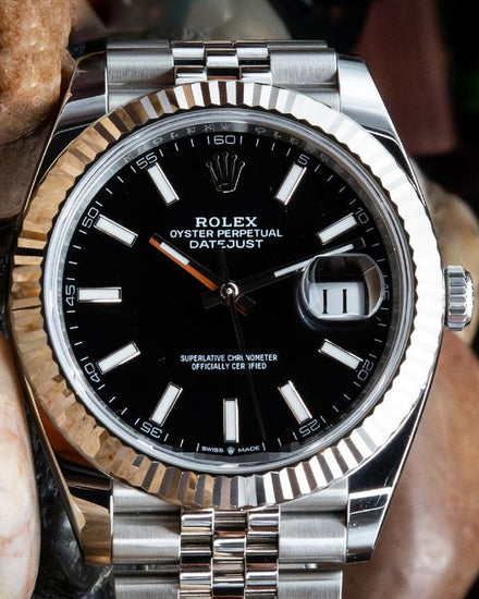 2025 Rolex Datejust 41MM Black Dial Jubilee Bracelet (126334)