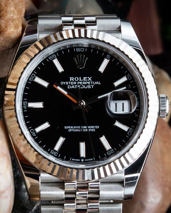 2025 Rolex Datejust 41MM Black Dial Jubilee Bracelet (126334)