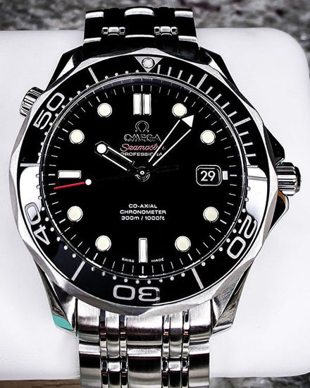 No Reserve - 2018 Omega Seamaster Diver 300M 41MM Black Dial Steel Bracelet (212.30.41.20.01.003)
