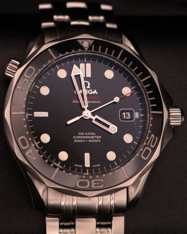 Omega Seamaster Diver 300M 41MM Black Dial Steel Bracelet (212.30.41.20.01.003)