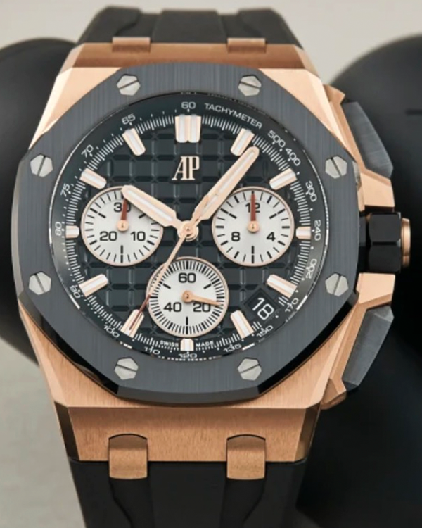 2022 Audemars Piguet Royal Oak Offshore Chronograph 43MM Black Dial Rubber Strap (26420RO.OO.A002CA.01)