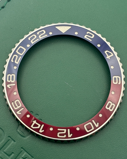 No Reserve - 2024 Rolex Accessories Bezel and Ceramic Insert for GMT Master II "Pepsi" 40MM (126710BLRO)