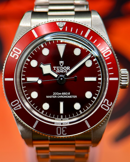 2025 Tudor Black Bay 58' 39MM Burgundy Dial Steel Bracelet (7939A1A0RU)