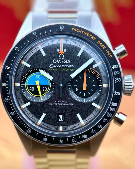 2025 Omega Speedmaster Pilot 40.85MM Black Dial Steel Bracelet (332.10.41.51.01.002)