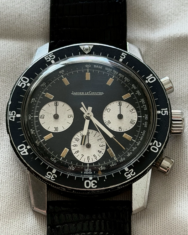 Jaeger-LeCoultre Vintage 40MM Black Dial Leather Strap (2643)