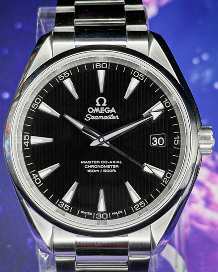 No Reserve - 2018 Omega Seamaster Aqua Terra 150M 41.5MM Black Dial Steel Bracelet (231.10.42.21.01.003)