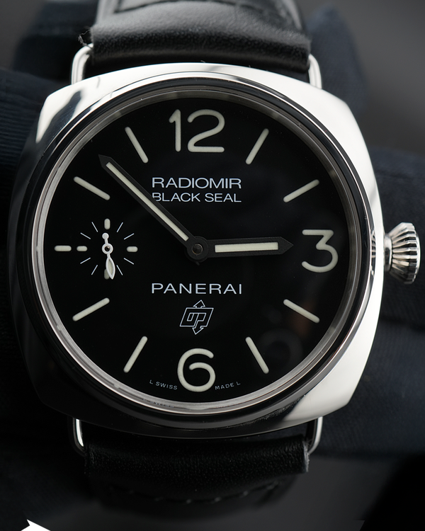 2017 Panerai Radiomir Black Seal 45MM Black Dial Leather Strap (PAM00380)
