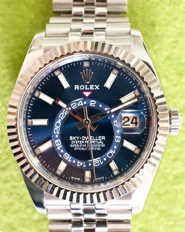 2023 Rolex Sky-Dweller 42MM Blue Dial Jubilee Bracelet (326934)