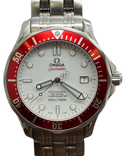 2010 Omega Seamaster Diver 300M "Olympic Collection Vancouver" L.E. 41MM White Dial Steel Bracelet (212.30.41.20.04.001)