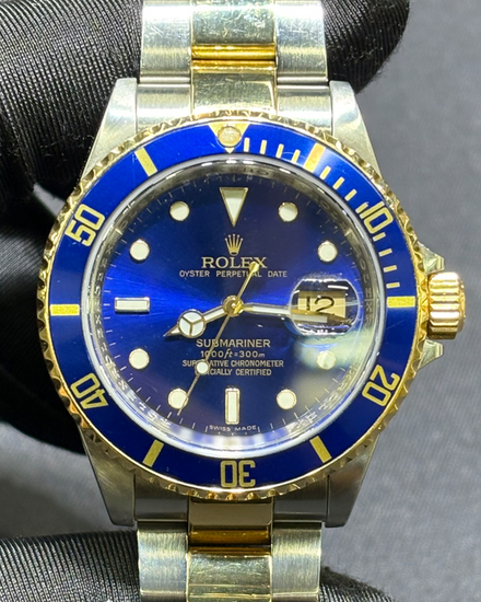 Rolex Submariner Date "Bluesy" 40MM Blue Dial Two-Tone Oyster Bracelet (16613LB)