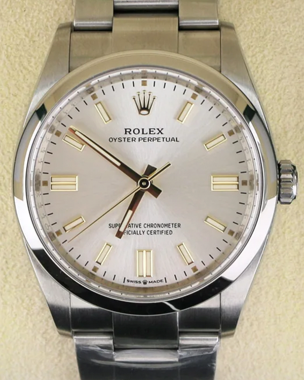2021 Rolex Oyster Perpetual 36MM Silver Dial Oyster Bracelet (126000)