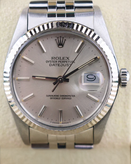 1979 (6.1 Mil Serial) Rolex Datejust 36MM Silver Dial Jubilee Bracelet (16014)